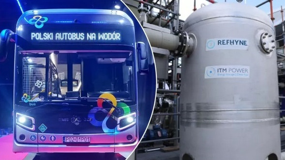 Още едно водородно чудо: в Полша създадоха уникален автобус