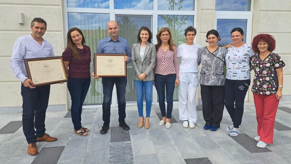 Връчиха сертификат за инвестиция клас „Б“ на хоспис в село Лъка, община Поморие