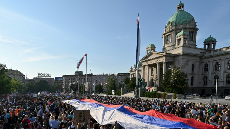 Сърбите отново излязоха на протест