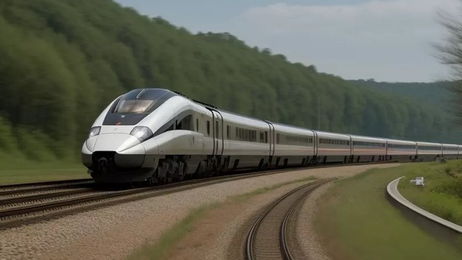 Най-бързият редовен пътнически влак достигна 453 км/ч