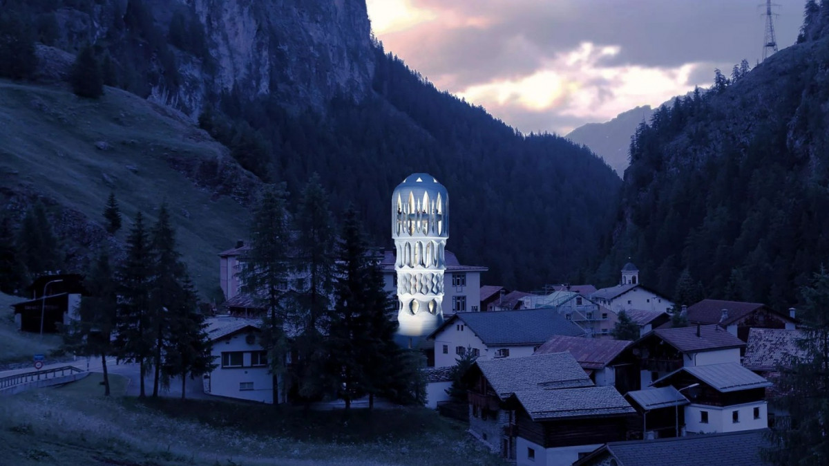 Най-високата 3D принтирана кула ще съживява туризма в швейцарско село