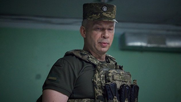 Новият главнокомандващ на Въоръжените сили на Украйна обяви готовност за отстъпление