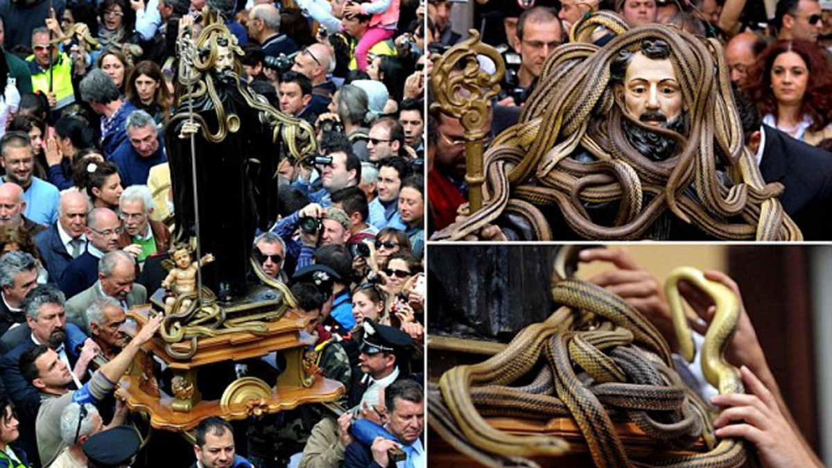 В Италия се подготвят за празника на змиите