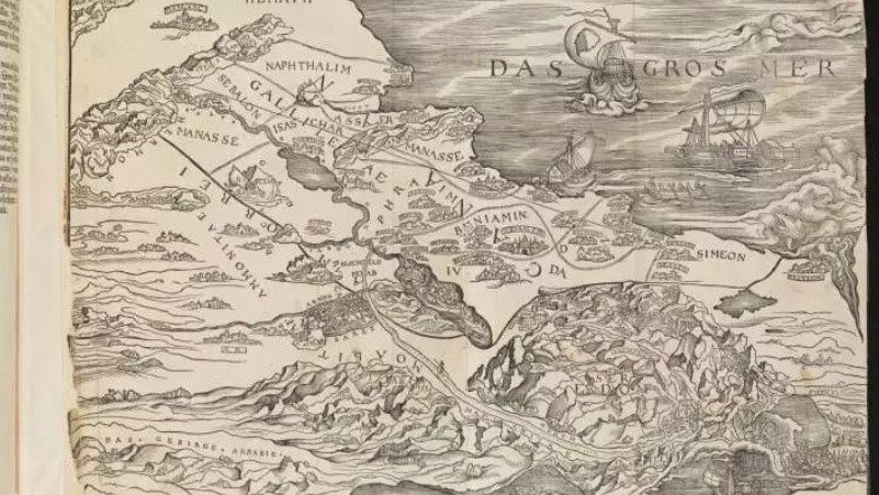 Учени изследваха първата карта по Библията от 1525 година