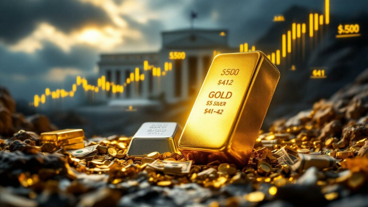 Цената на златото с мощен ход нагоре