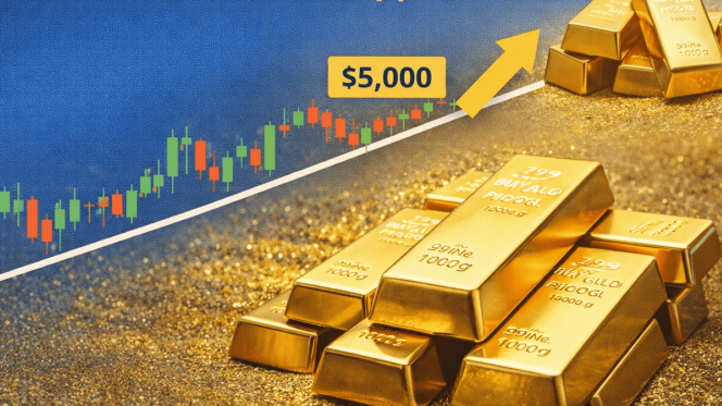 Златото се стабилизира над $ 5000 за унция