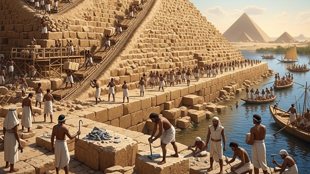 Тайната на строителството на Великата пирамида: ново обяснение