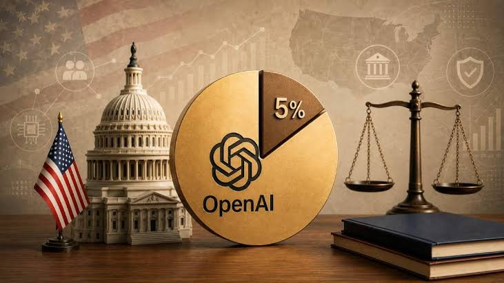 OpenAI предлага 5% дял на американското правителство