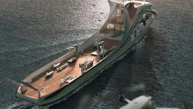Китай строи първия в света кораб-носач за подводни дронове