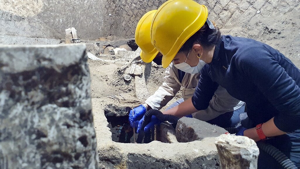 Стая за роби в древния град Помпей откриха учени