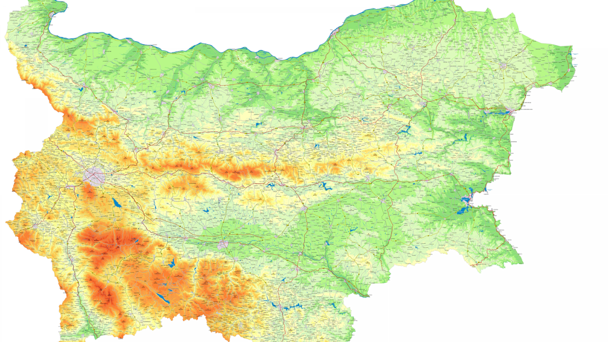 Административно-териториалното деление на България към 31.12.2020 г.