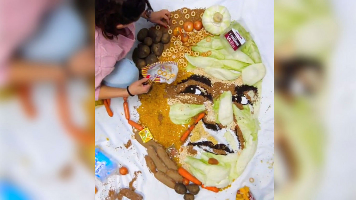 Руска художничка избра вкусен протест срещу инфлацията