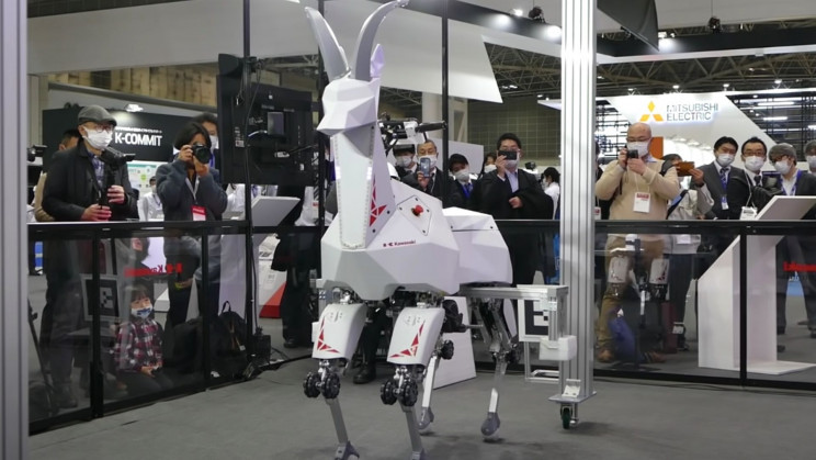 Робот-козел вместо мотоциклет от Kawasaki (видео)