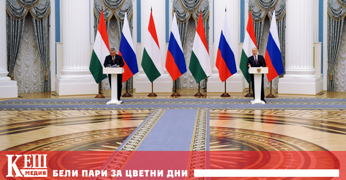 На пресконференция с гостуващия премиер на Унгария Виктор Орбан един