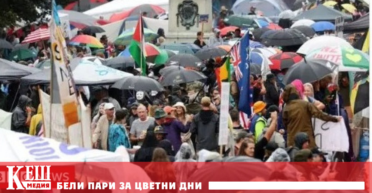 В Уелингтън столицата на Нова Зеландия се проведе митинг против