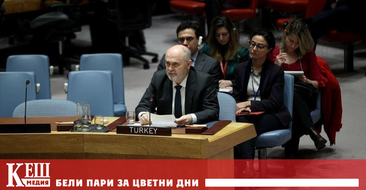 Постоянният представител на Турция в ООН Феридун Синирлиоглу заяви че