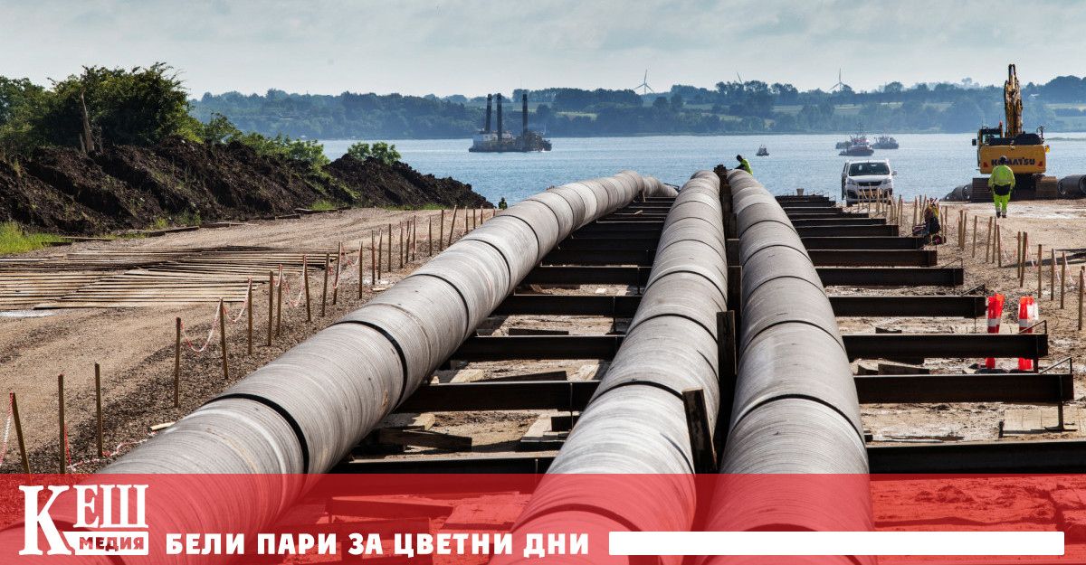 Сега е възобновена работата по газопровода в частта му в