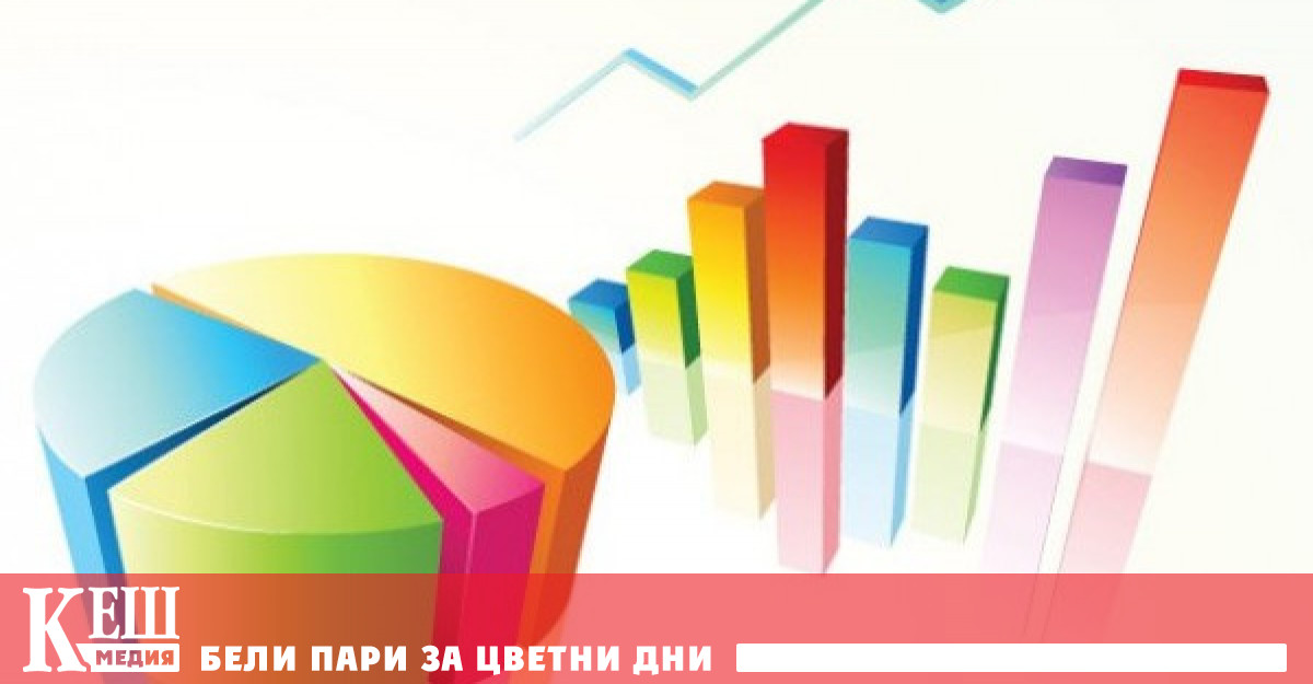 По данни на Националния статистически институт в структурата на общия