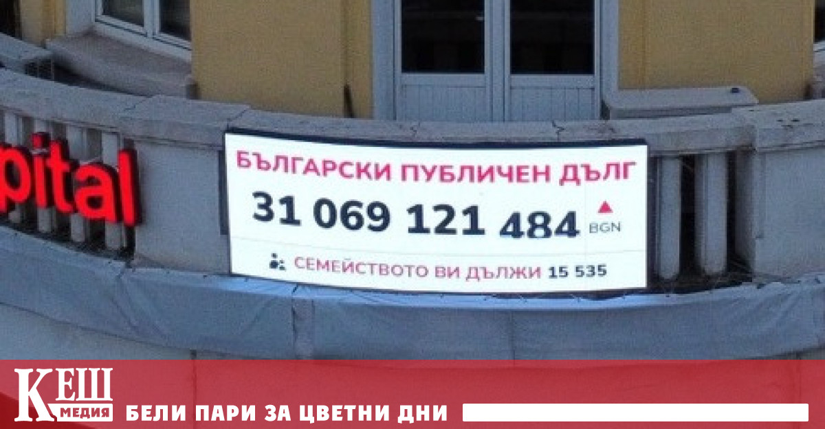 Експат Капитал постави Часовник на дълга на централно софийско кръстовище