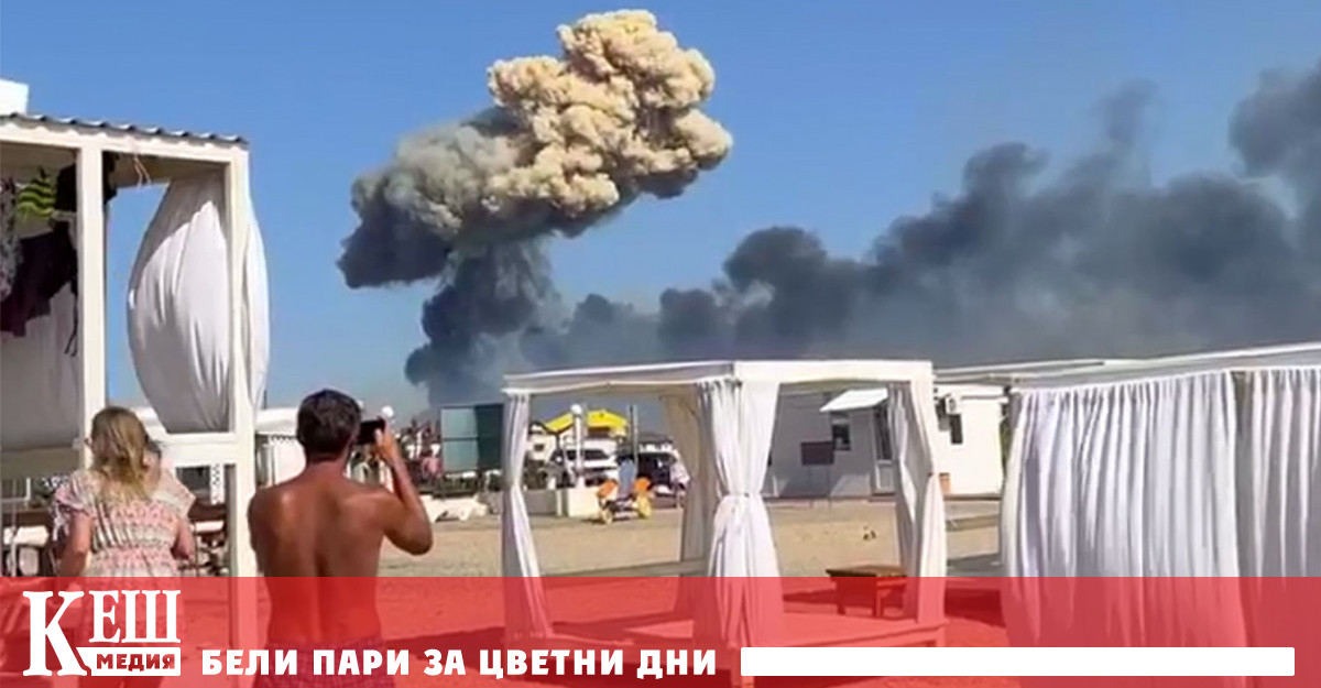 Мнозина тълкуват мощните експлозии които разтърсиха вчера руска военновъздушна база