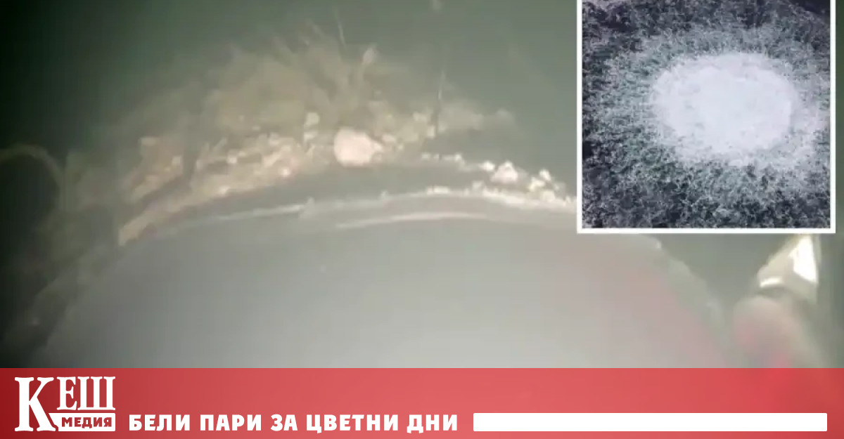 Кадрите са заснети на дълбочина 80 метра в Балтийско море