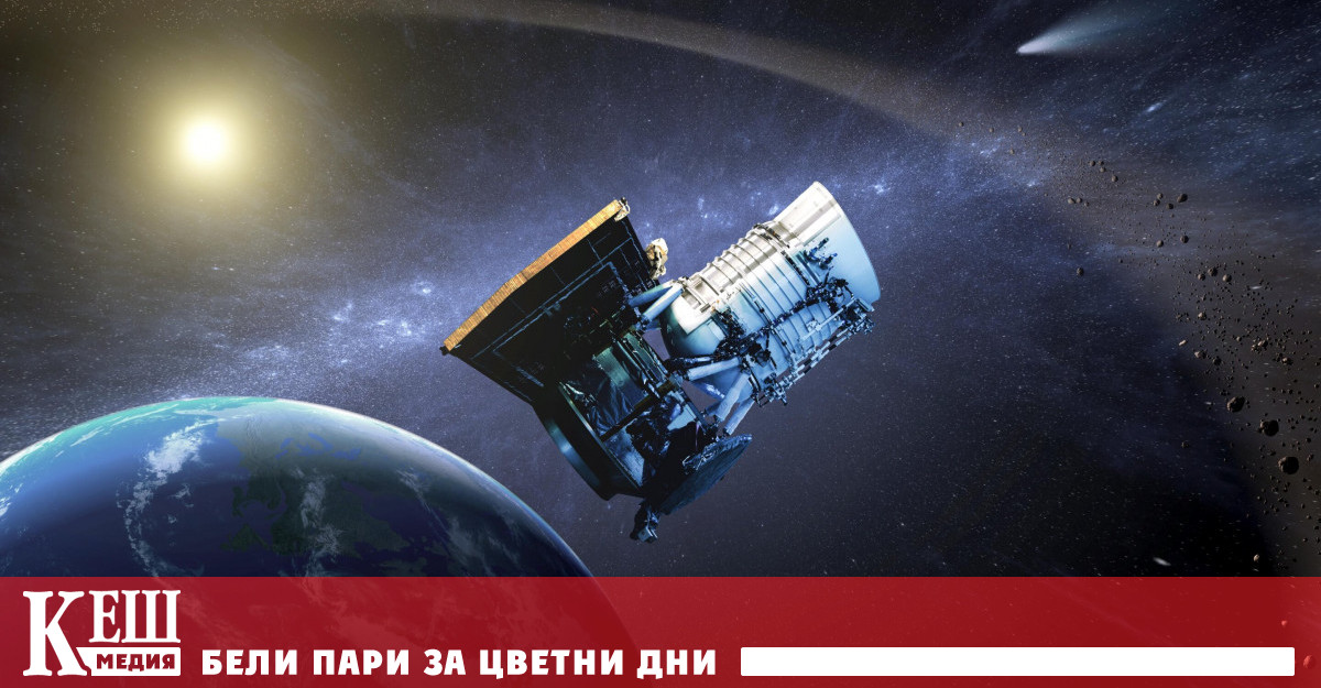 Видео от космическия телескоп NEOWISE на НАСА показва движението на