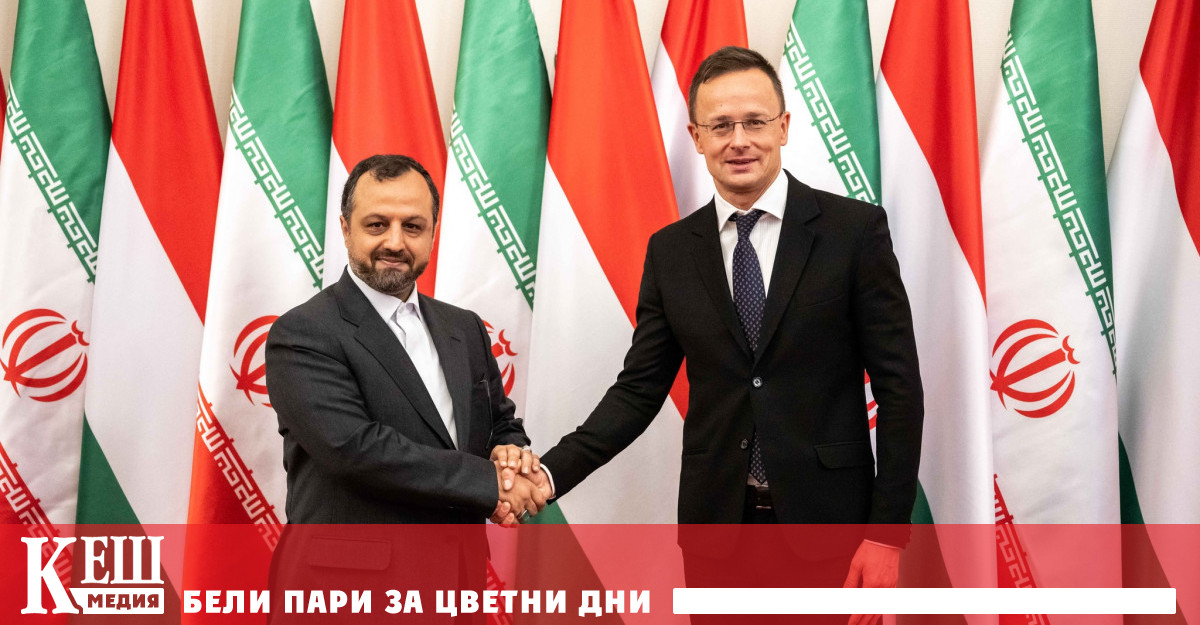 Унгарският външен министър Петер Сиярто и министърът на икономиката на