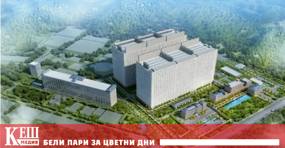 В Еджоу провинция Хубей Китай са построени два свиневъдни комплекса