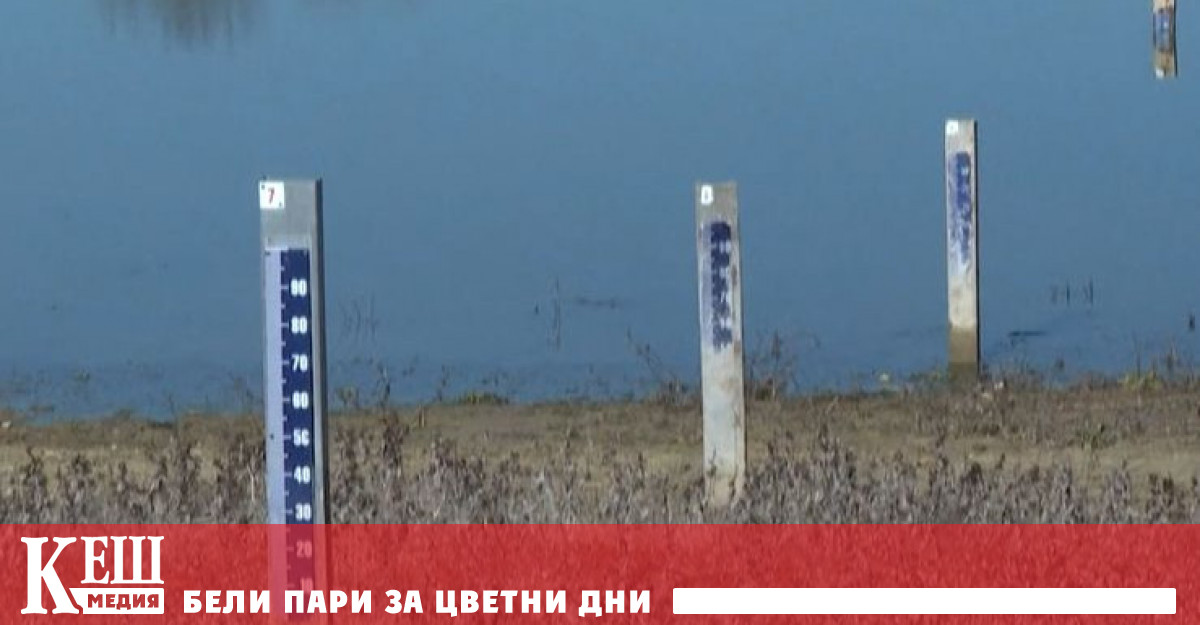 Бреговете на водоемите в югозападна Франция са оголени нивомерите обикновено