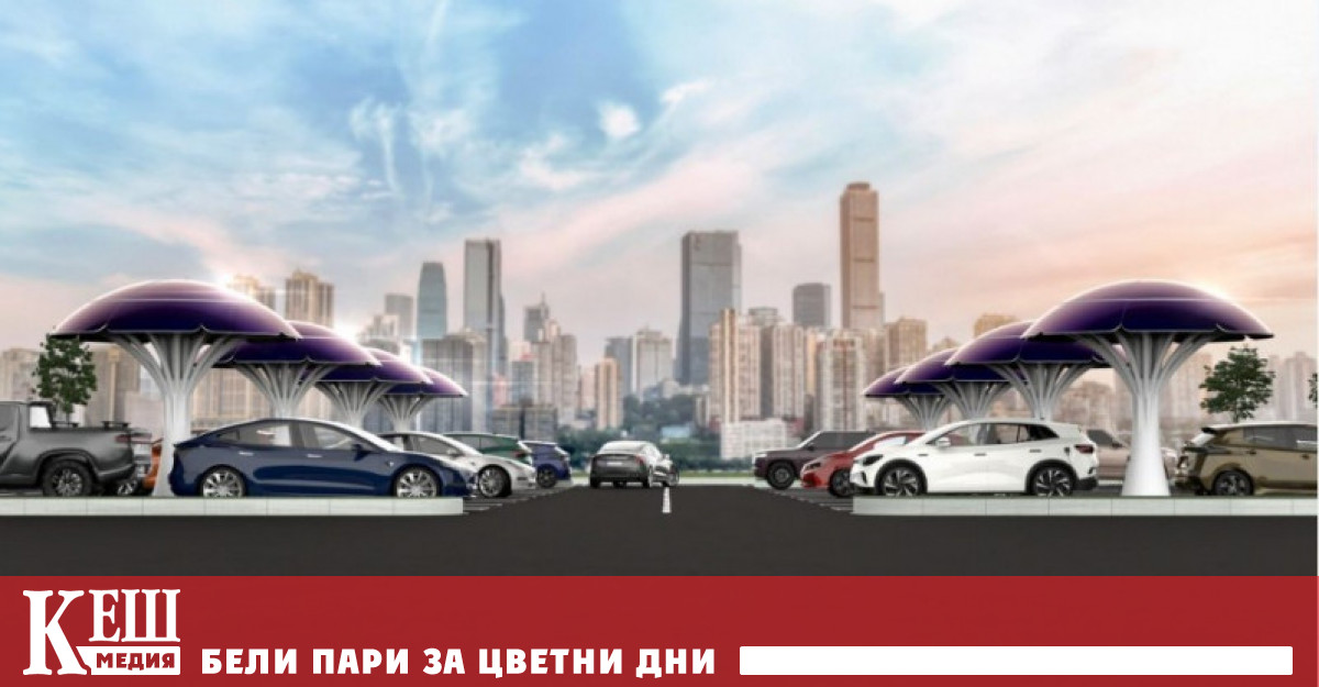 SolarBotanic Trees представиха метални дървета със 7 метров навес които