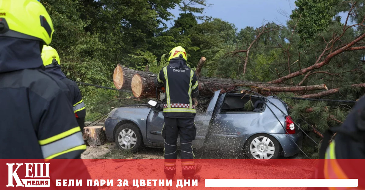 Властите на Хърватия съобщиха за двама загинали в столицата Загреб