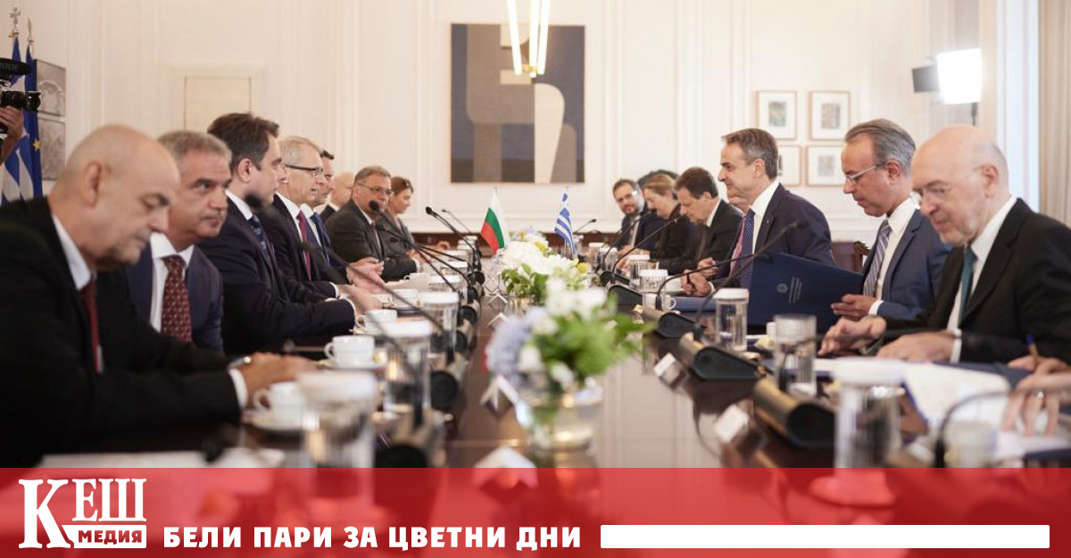 Там той се срещна с гръцкия си колега Кириакос Мицотакис