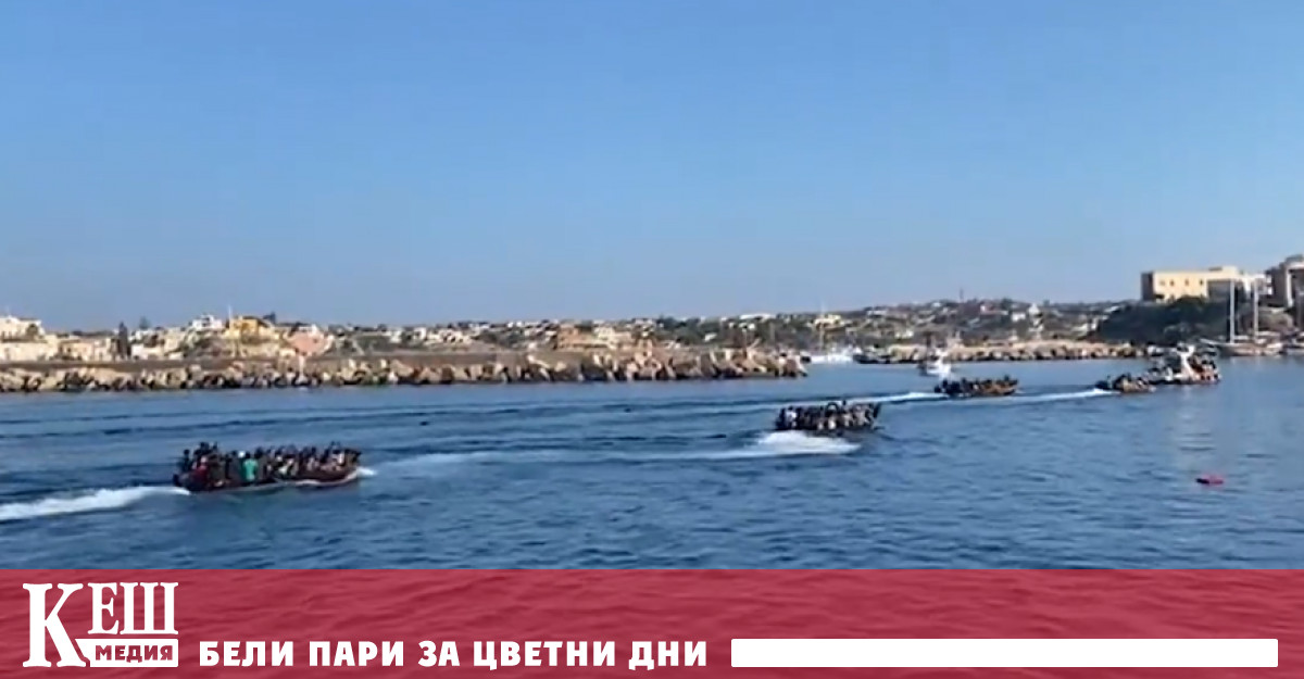 Набегът на малкия риболовен и туристически остров южно от Сицилия