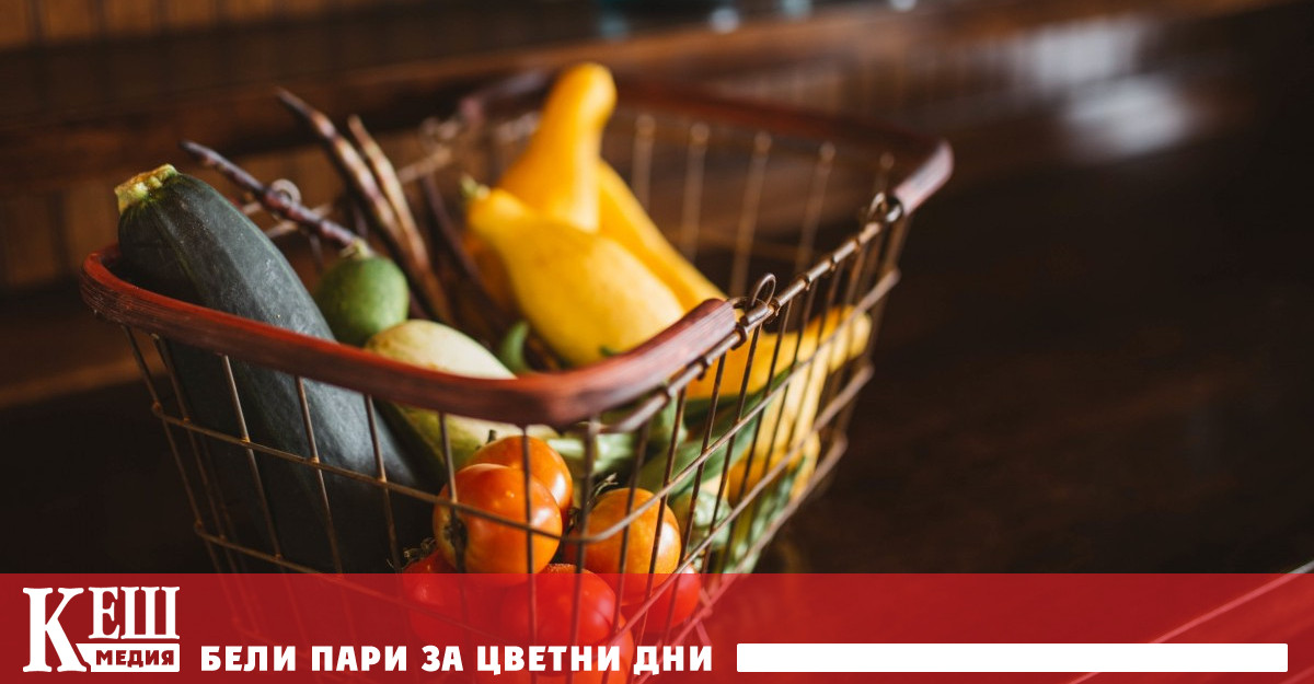 Потреблението на повечето основни хранителни продукти средно на лице от