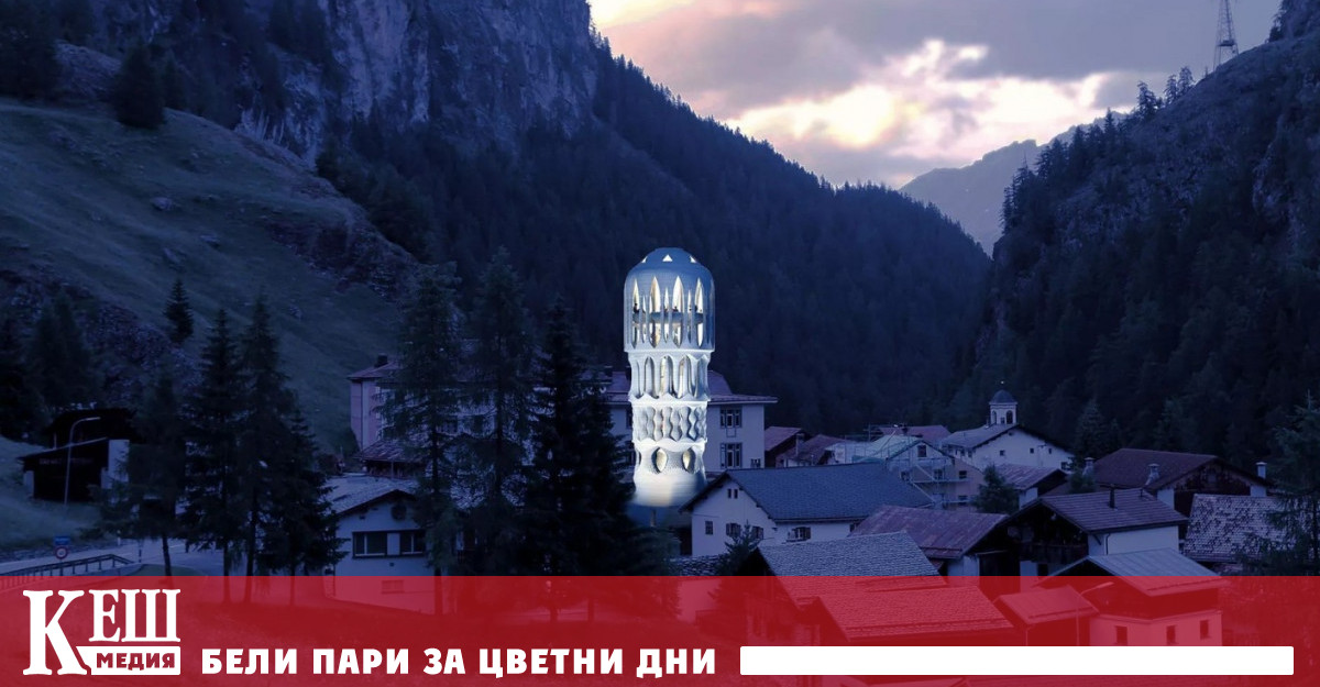 Футуристичната Бяла кула Tor Alva прилича на декор от фантастичен