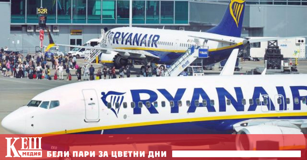 До март Ryanair трябваше да получи 57 самолета Boeing 737