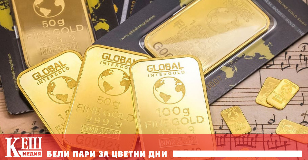 Стойността на златните резерви на Русия през февруари достигна рекордните