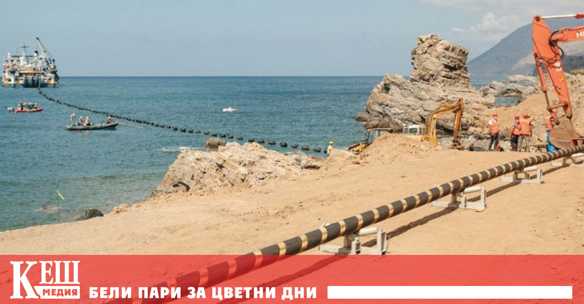 В изграждането на 330 километровата връзка наречена Големият морски интерконектор