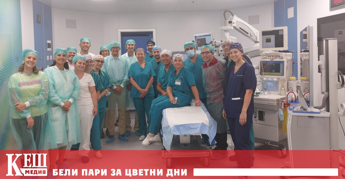 Чрез експерименталната технология е възстановено зрението на пациент със Синдром