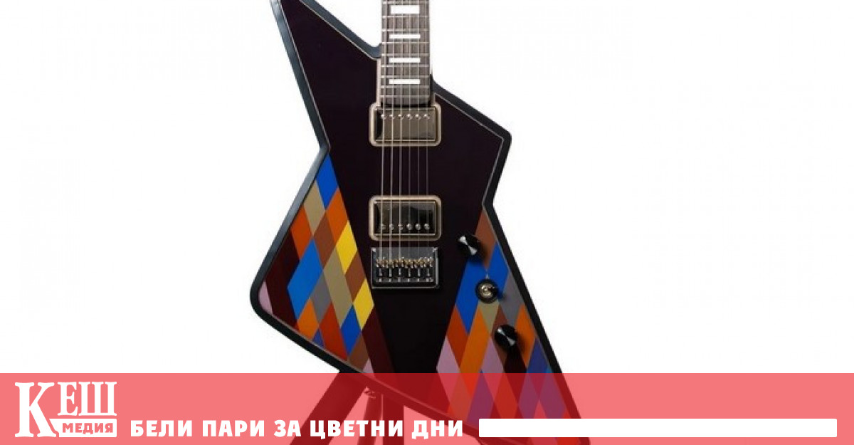 Cream DaVinci пусна необичайна електрическа китара Цялата ѝ предна панел