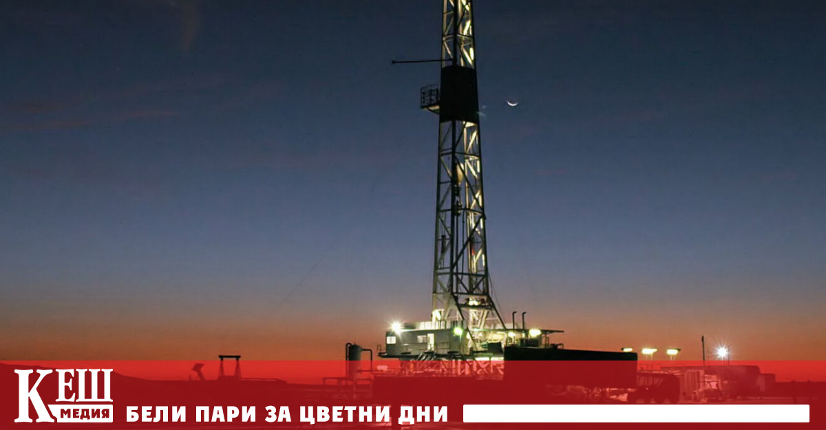Броят на действащите сондажни установки за добив на в света