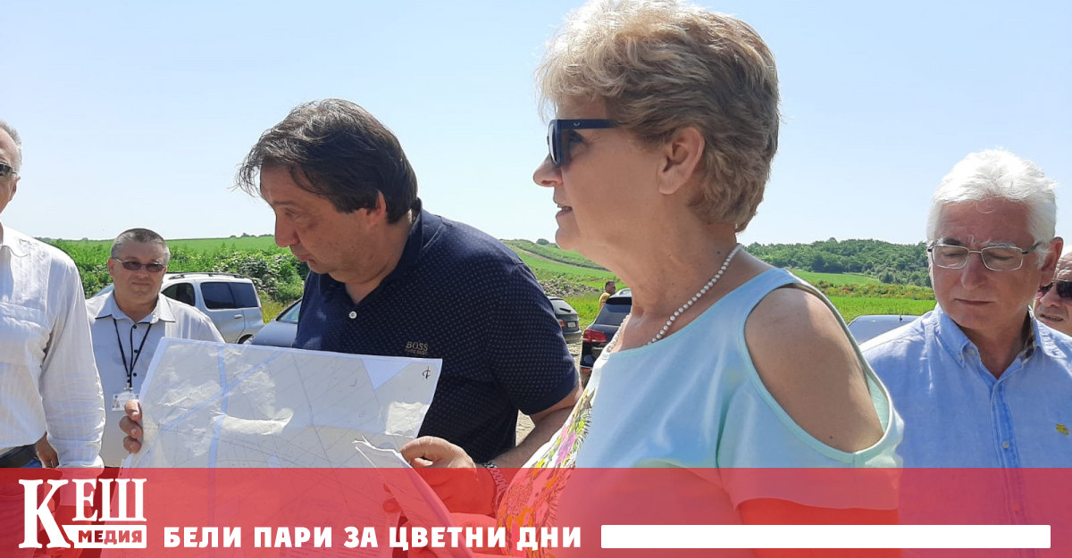 Министърът на регионалното развитие и благоустройството Виолета Комитова инспектира трасето