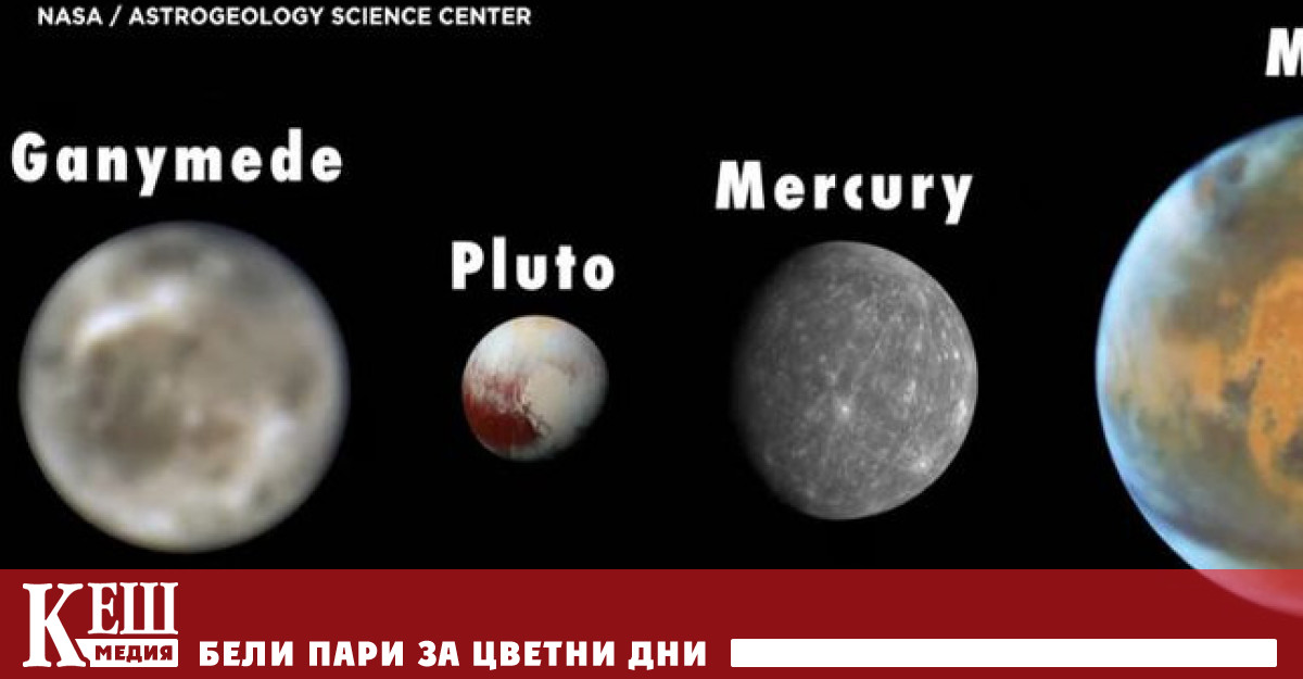 В атмосферата на Ганимед е открита вода