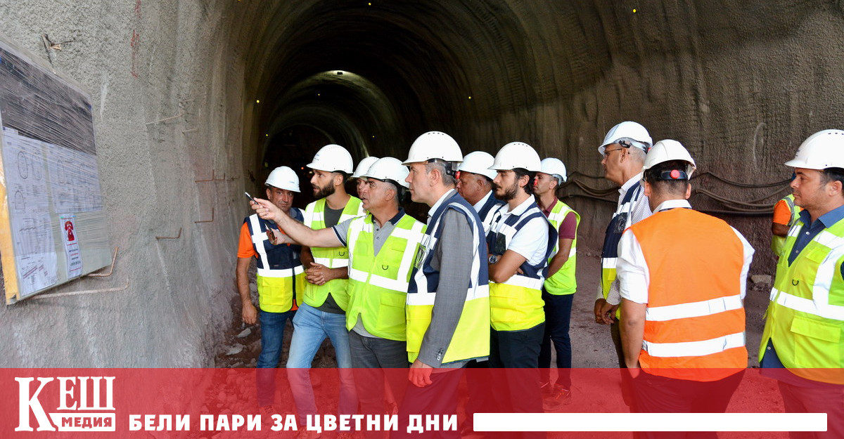 Прокопани са първите 70 метра от най-дългия двутръбен жп тунел у нас