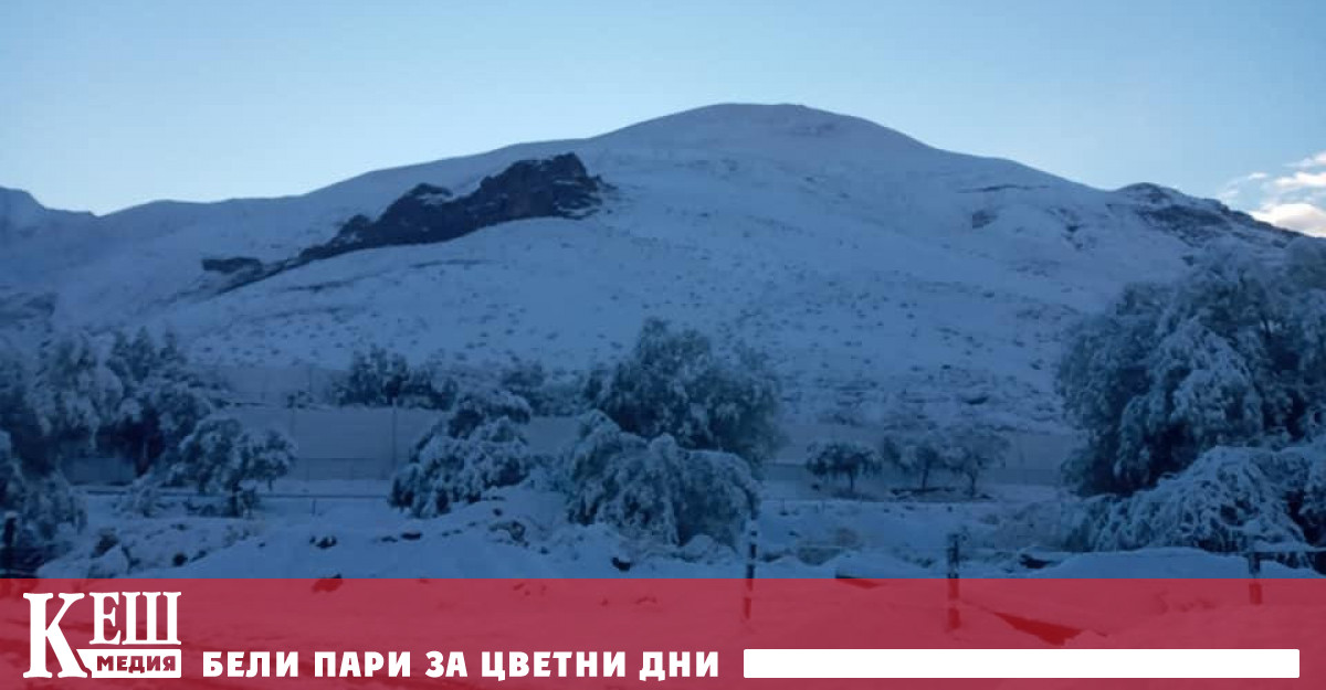 Най -сухата пустиня в света бе покрита със сняг