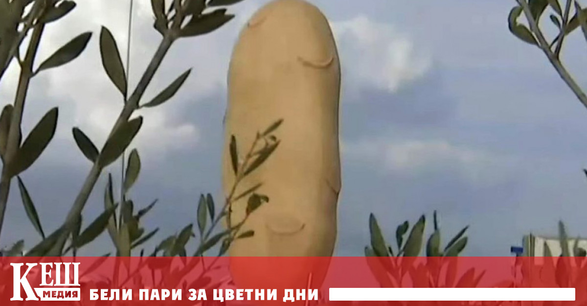 Статуя на картоф в кипърско село привлече световен интерес и коментари