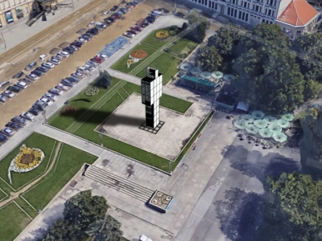 Арт инсталация ще бъде монтирана на мястото на бившия мавзолей в София
