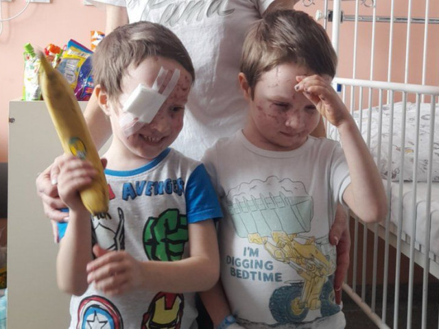 Обединените усилия на лекари в Украйна и Полша спасиха зрението на майка и двете ѝ деца