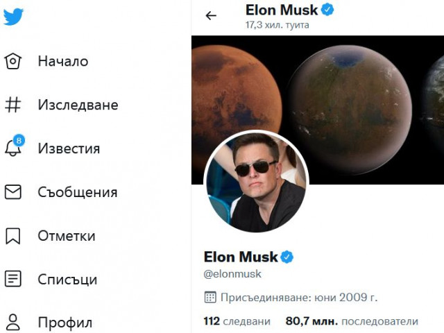 Илон Мъск методично изкупува акциите на Twitter