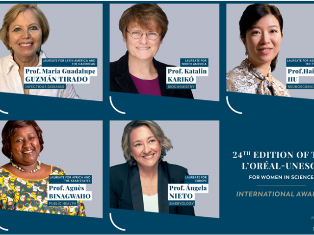 ЮНЕСКО връчи ежегодните си награди за постижения на жените в науката